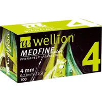 Wellion Medfine Plus jehly pro všechna inzulínová pera velikost 32gx4mm 10