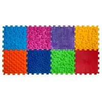 Ortek Masážna ortopedická podložka Puzzle "Mix" 8 prvkov