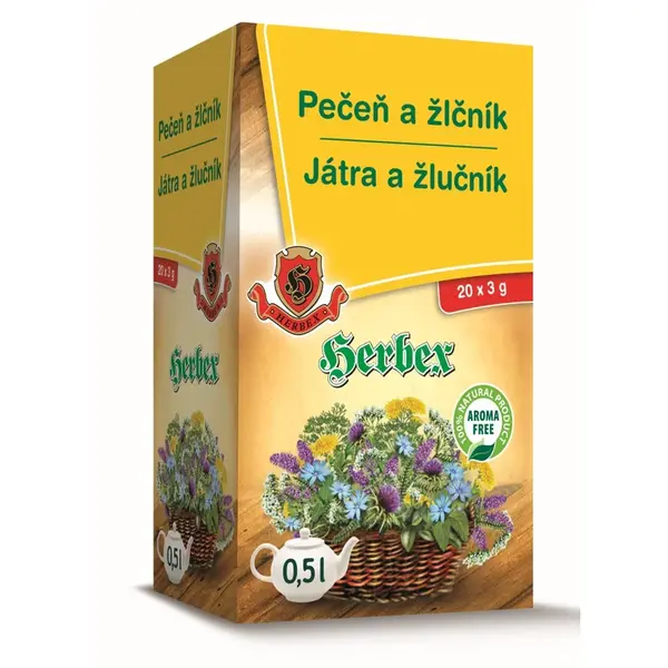 Herbex Játra a žlučník 20x3g sáčků