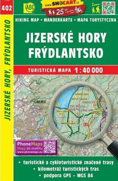 Jizerské hory, Frýdlantsko 1:40 000