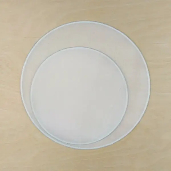 Hedvábné okénko kruh 10cm Ponge 5