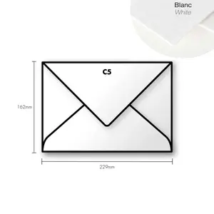 Papírová obálka Pollen C5 162x229mm – White