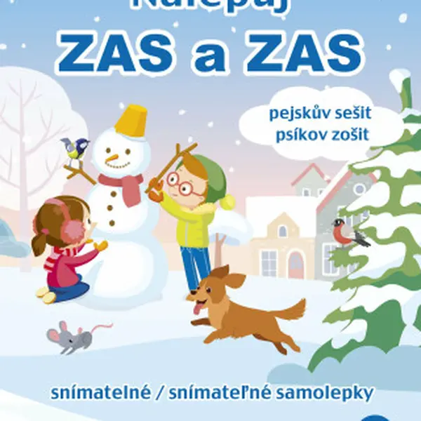 Nalepuj zas a zas - pejskův sešit - snímatelné samolepky