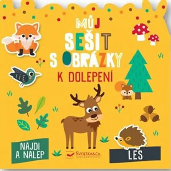 Můj sešit s obrázky k dolepení Les - Carotte et Compagne