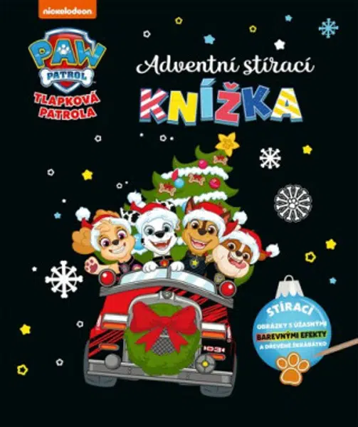 Tlapková patrola - Adventní stírací knížka