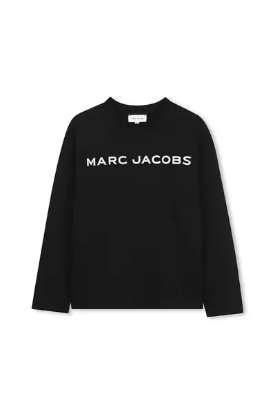 Detská bavlnená košeľa s dlhým rukávom Marc Jacobs