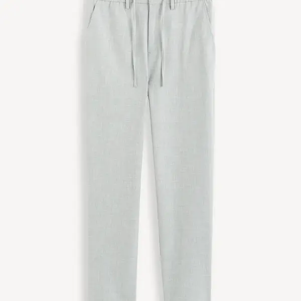 Svetlosivé pánske skrátené nohavice Celio Cosmart