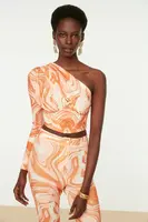 Dámsky top Trendyol Single sleeve