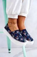 BIG STAR SHOES Dámska sklz na pamäťovú penu veľká hviezda