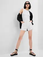 Biele dámske rifľové šortky GAP