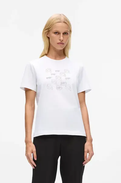 Bavlnené tričko Karl Lagerfeld IKON