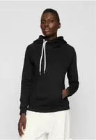 Women's raglan hoodie in black