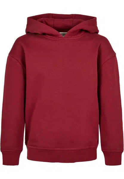 Girls' Organic Hoodie Burgundy