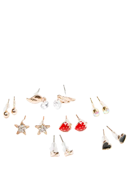 Gold earrings Yups dbi0447. R00