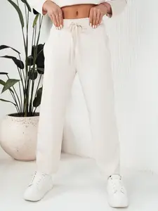 Dámske nohavice casual LURION Farba Ecru DSTREET