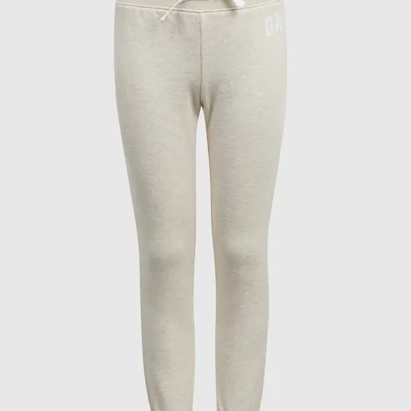 Béžové dievčenské tepláky s logom GAP