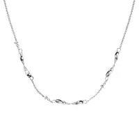 Engelsrufer Elegantní stříbrný náhrdelník s kubickou zirkonií Twist ERN-TWIST-ZI