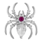 Troli Nadčasová brož ve tvaru pavouka s krystaly KS-225