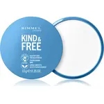 Rimmel Kind & Free Pressed Powder matující pudr odstín 01 Translucent 10 g