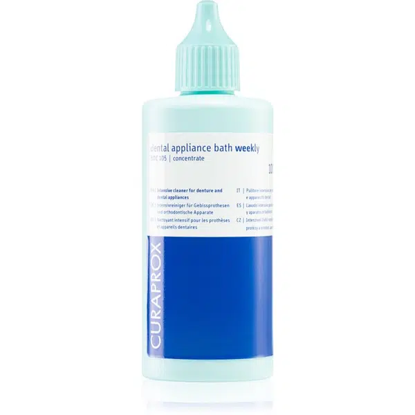 Curaprox BDC 105 roztok na čištění protézy Weekly 100 ml