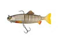 Fox rage gumová nástraha jointed replicant silver ghost - 20 cm 120 g