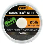 Fox návazcová šňůrka edges camotex stiff 20 m-průměr 20 lb / nosnost 9,1 kg
