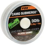 Fox návazcová šňůrka edges submerge fleck camo leader 10 m-průměr 50 lb / nosnost 22,7 kg