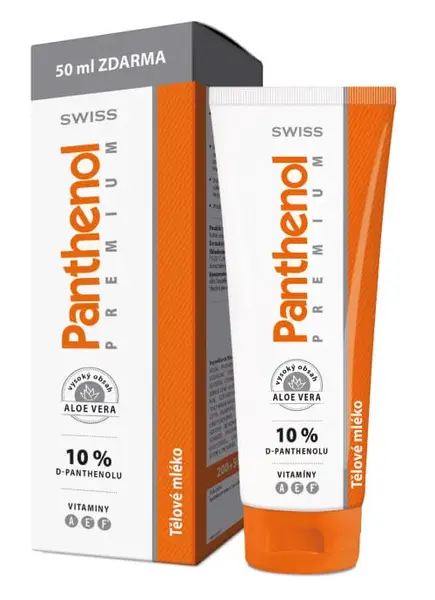 Simply You Panthenol 10% Swiss Premium - tělové mléko 200 ml + 50 ml ZDARMA