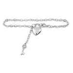 Soliter Stříbrný náramek s klíčem a zámkem 461 001 01369 04