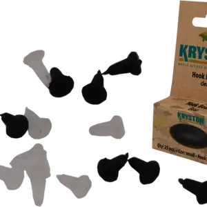 Kryston háčkové zarážky 25 ks - černé