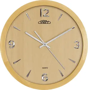 Prim Nástěnné hodiny Wood Style E07P.3886.53