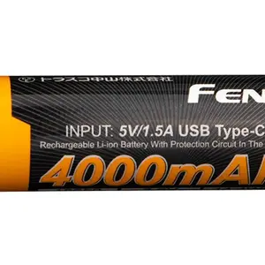 Fenix dobíjecí usb-c baterie 18650 li-ion 4000 mah
