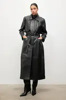 Kožený trenčkot Answear.LAB