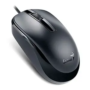 Myš drátová, Genius DX-120, černá, optická, 1200DPI, USB-C