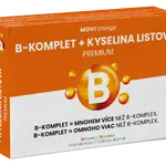 MOVIT ENERGY B-Komplet + Kyselina listová PREMIUM 30 tablet