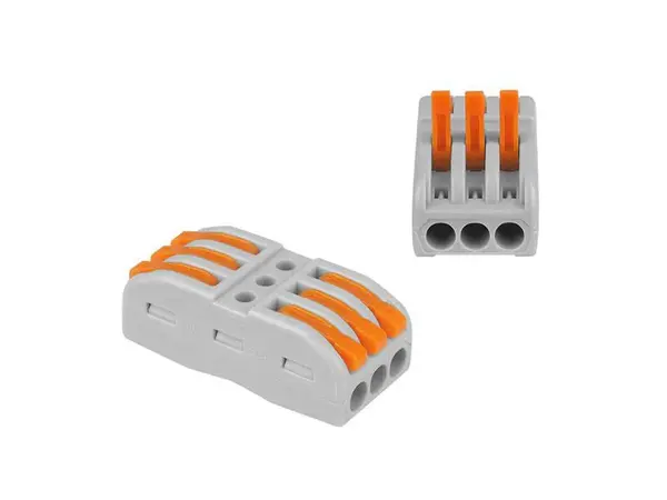 Svorka LXZE64 3x 0,08-4mm s páčkou 10ks - rozbaleno - 9ks