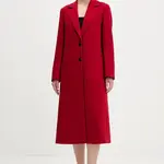 Vlnený kabát HUGO Mojeni