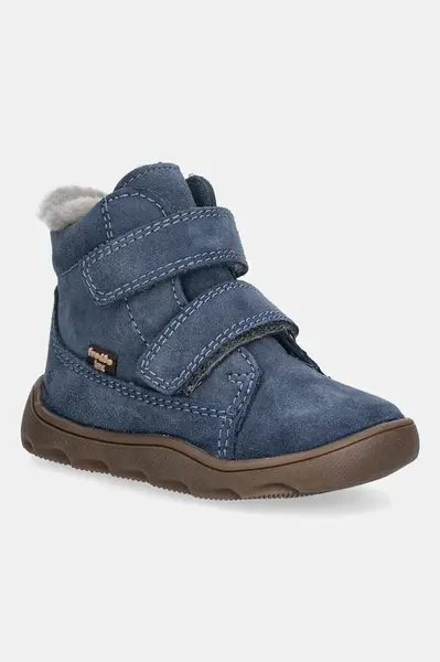 Detské zimné semišové topánky Froddo ZERU TEX FURRY BAREFOOT