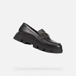 Black women's moccasins Geox Vilde - Women's