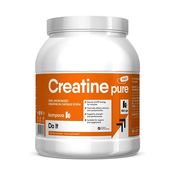 KOMPAVA Kreatin Pure v kapslích 500 cps