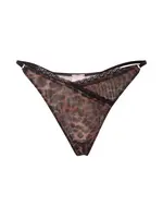 Hunkemöller Tangá 'Ella'  hnedá / čierna