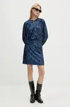 Zadig&Voltaire Šaty s příměsí hedvábí ZADIG&VOLTAIRE