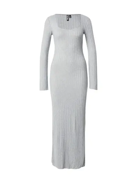 PIECES Pletené šaty 'PCIRIS'  sivá