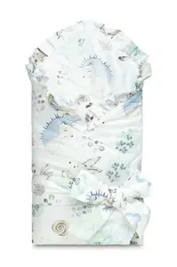 SENSILLO Zavinovačka pro miminko s volánkem 75x75cm, Lesní zvířátka