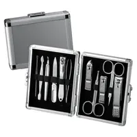 THREE SEVEN Manikúrní set kufřík silver 11 nástrojů