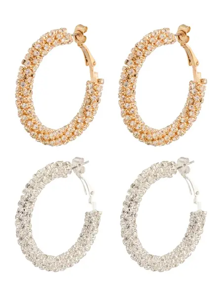 studioselect Náušnice  zlatá / strieborná