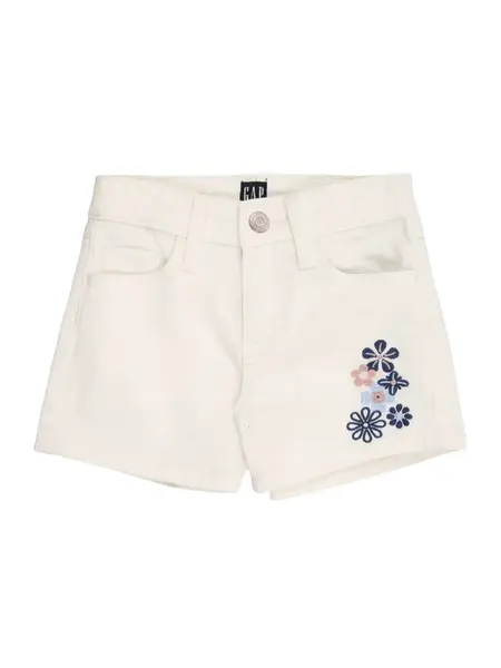 GAP Džínsy  šedobiela