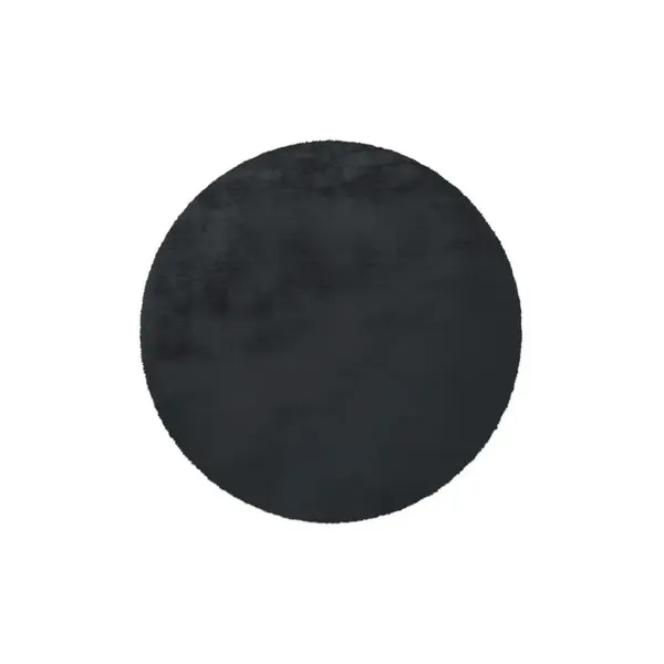 KOBEREC S VYSOKÝM VLASEM, 160 cm antracitová