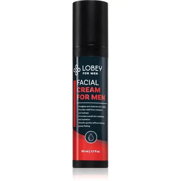 Lobey For Men energizující krém pro muže 50 ml