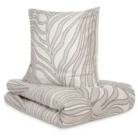 S. Oliver OBOUSTRANNÉ POVLEČENÍ, makosatén, béžová, šedá, 140/200 cm